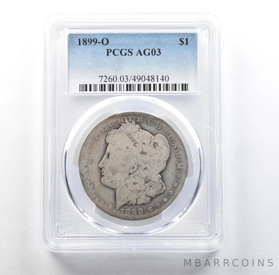1899-O Morgan Silver Dollar AG03 PCGS Lowball