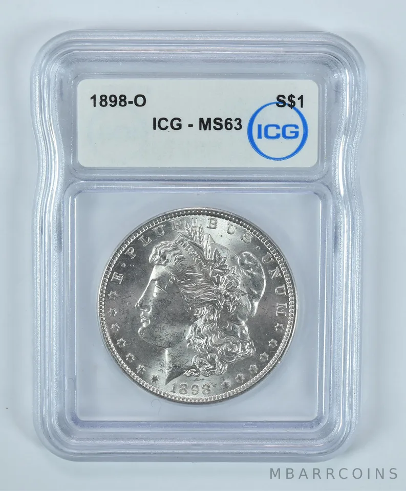 1898-O Morgan Silver Dollar MS63 ICG
