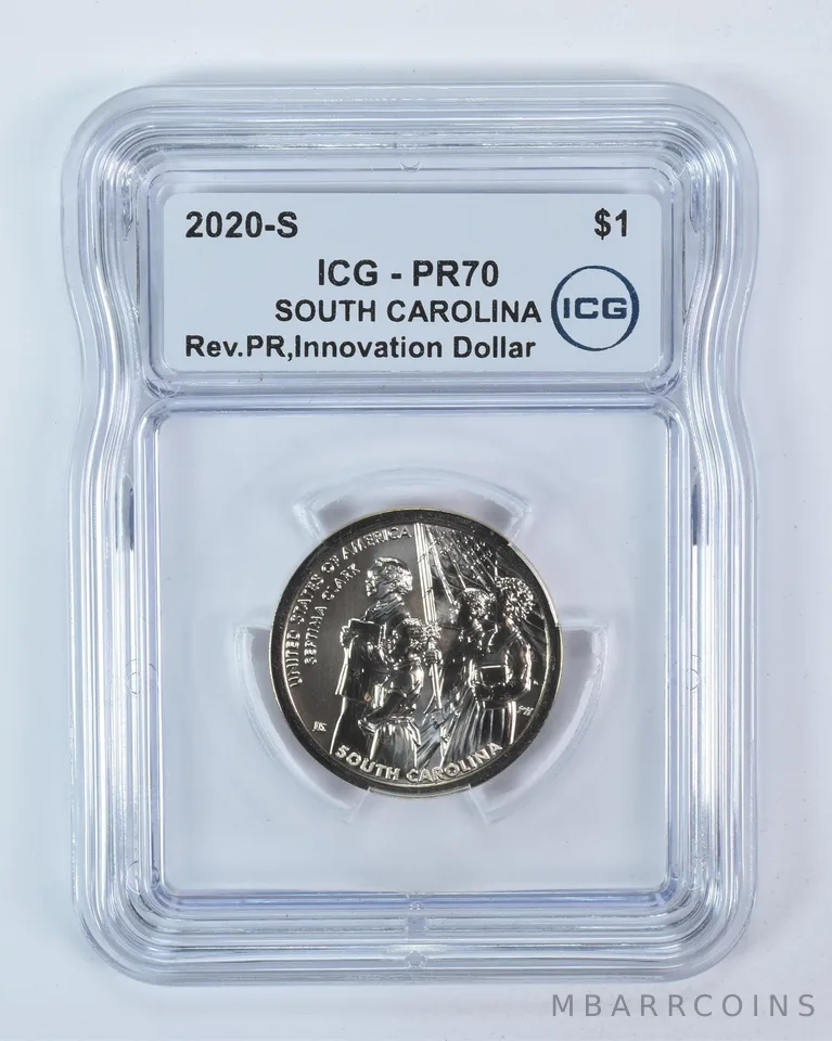 2020-S Innovation $1 Septima Clark SC Reverse PR70 ICG