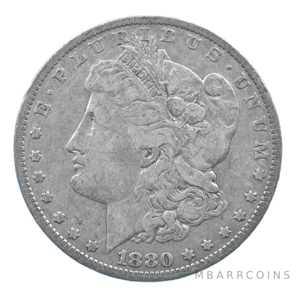 Early - 1880 Morgan Silver Dollar - 90% US Coin *929