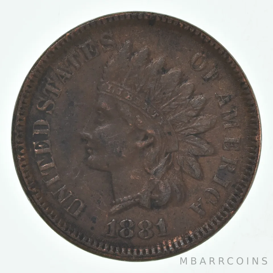 1881 Indian Head Cent a9229