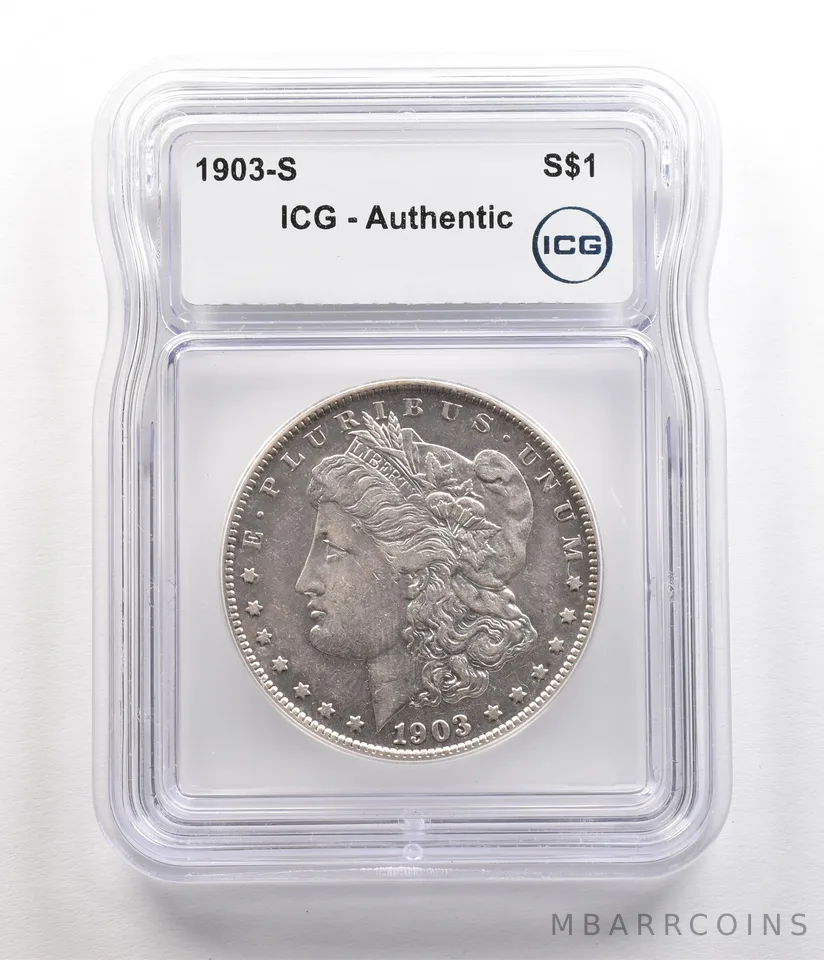 1903-S Morgan Silver Dollar Authentic ICG a5522