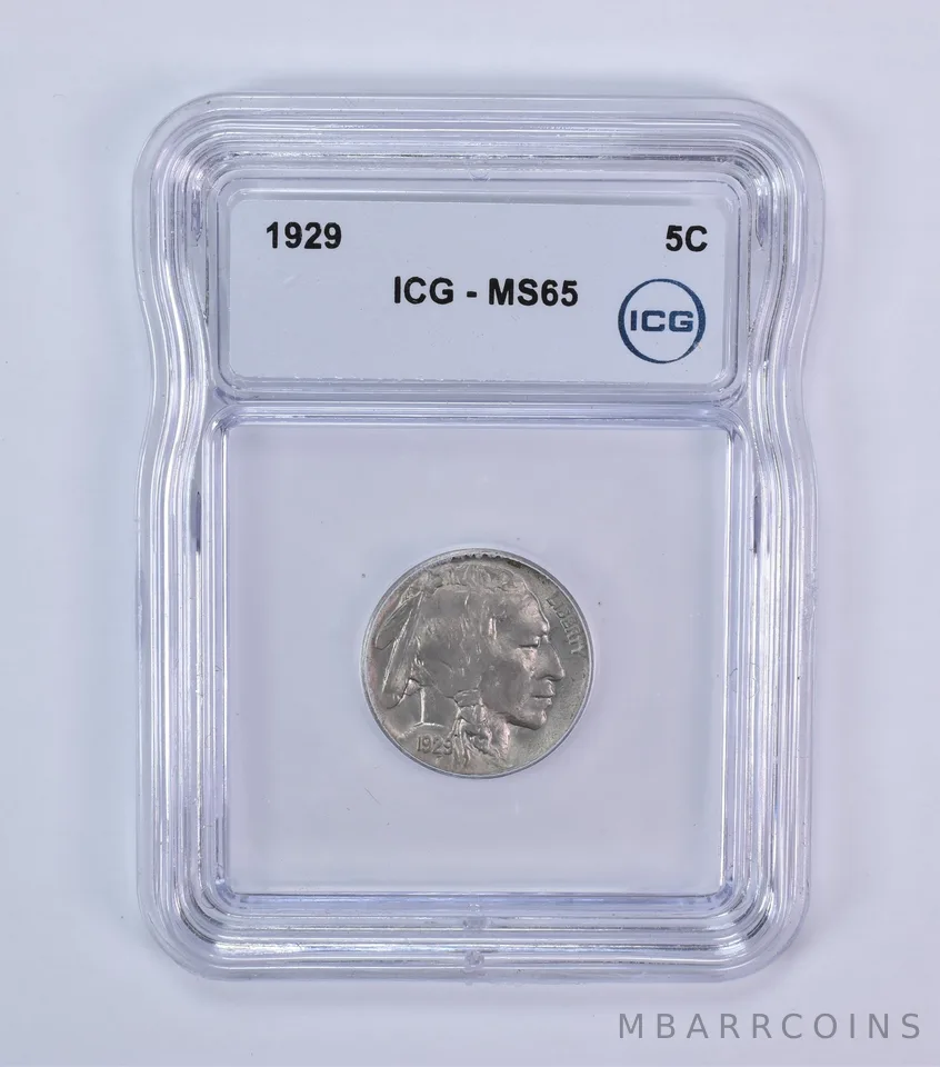 1929 Indian Head Buffalo Nickel MS65 ICG *7947
