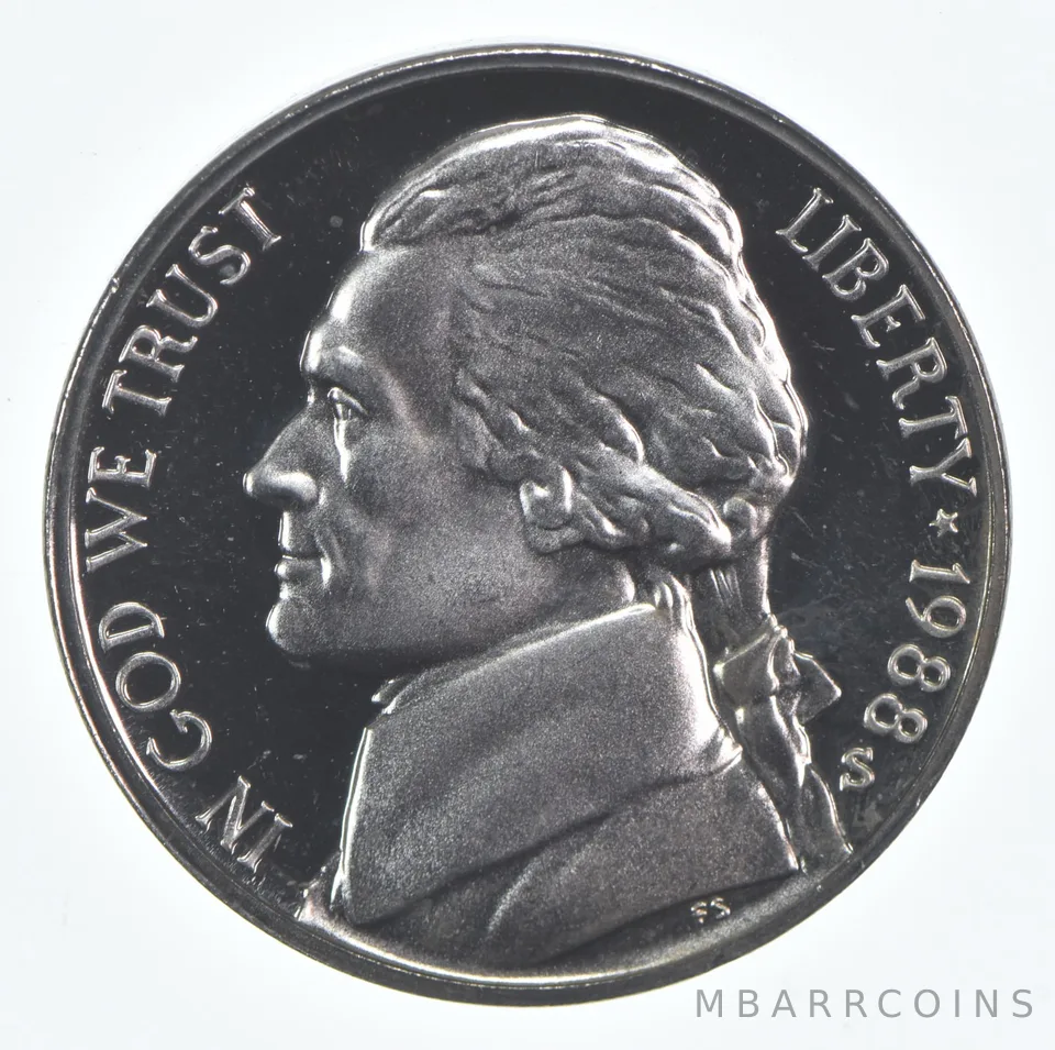 1988-S Jefferson Nickel Proof