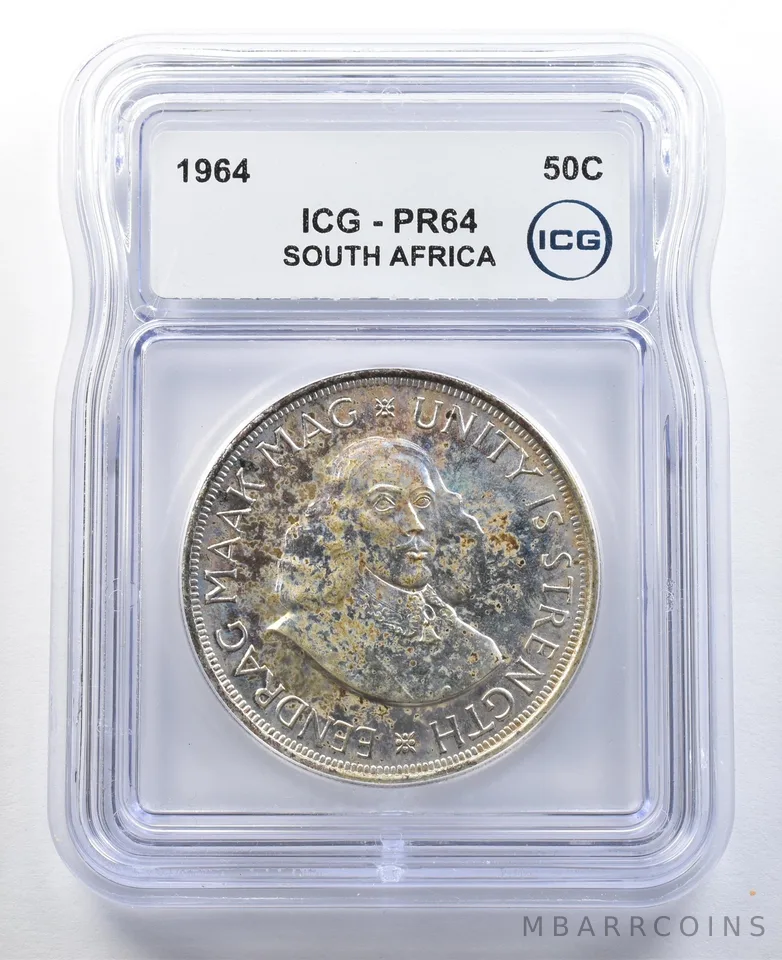 1964 South Africa 50 Cents PR64 ICG *3284