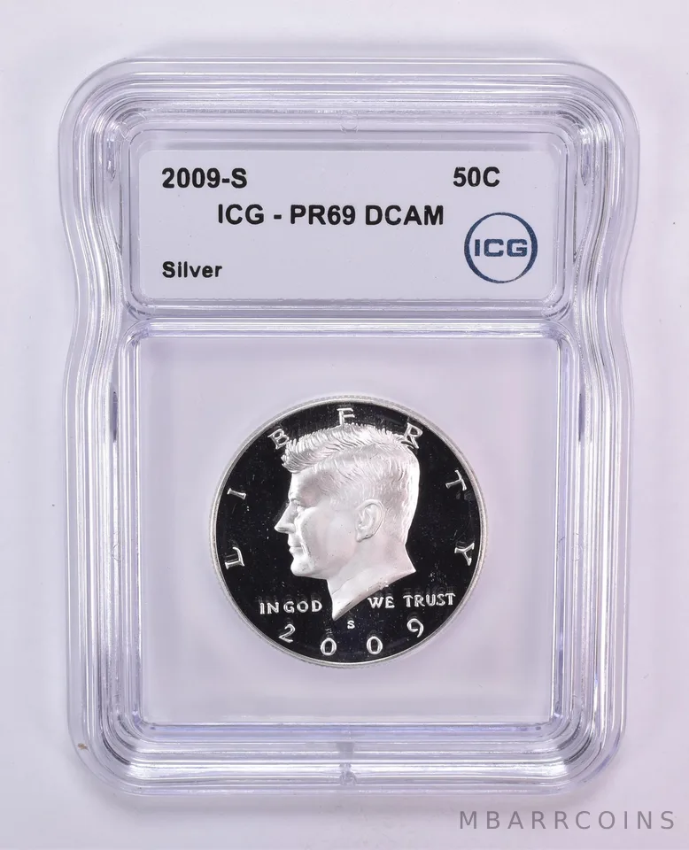 2009-S Kennedy Half Dollar Silver PR69 DCAM ICG