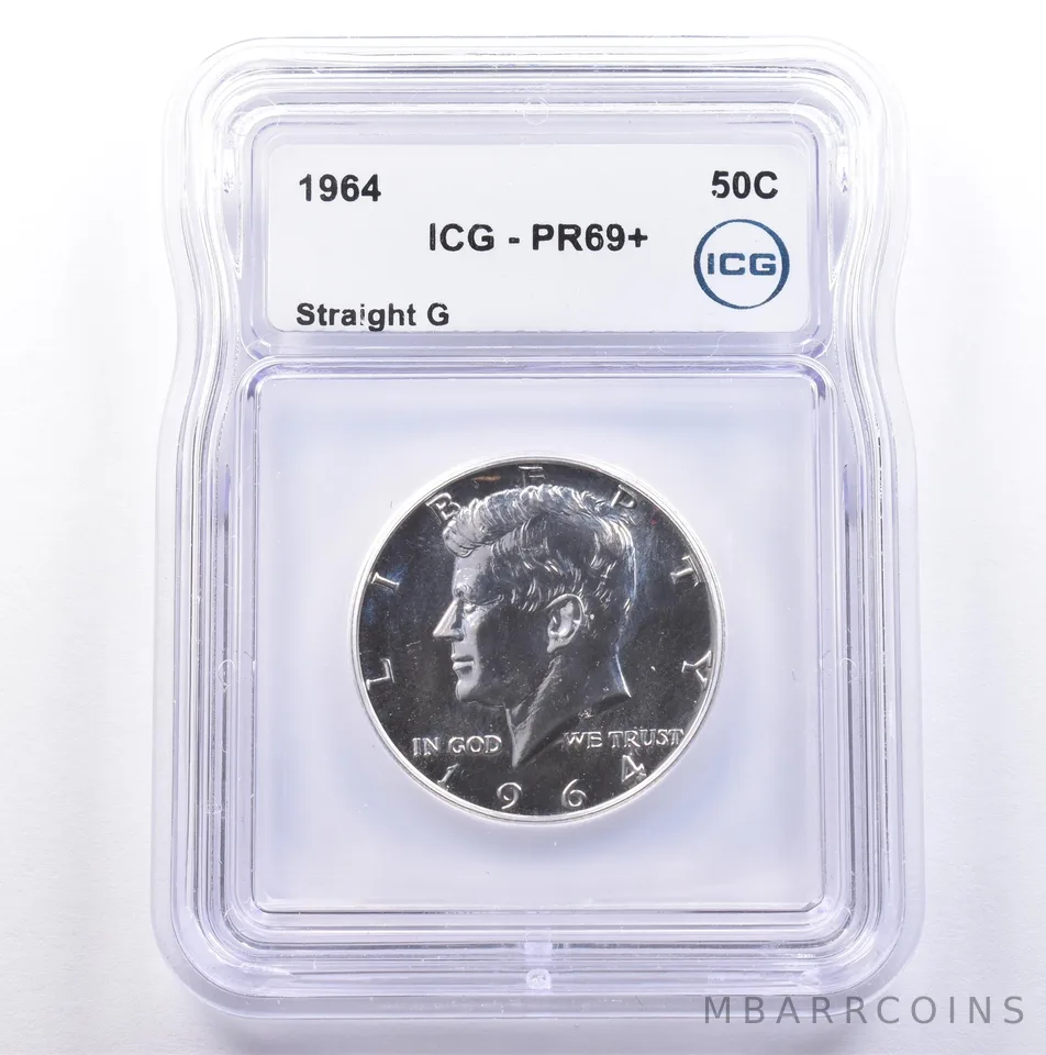 1964 Kennedy Half Dollar Straight G PR69+ ICG *8999