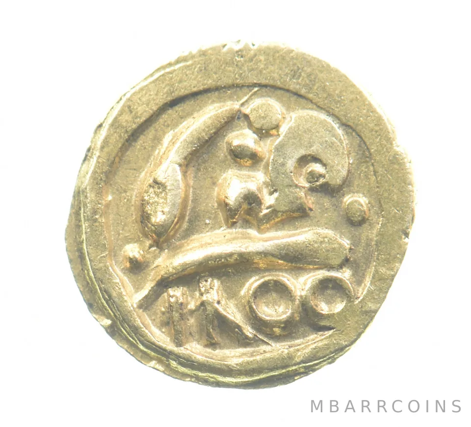 India-Cochin, Fanam, Gold Coin, ND. a2293