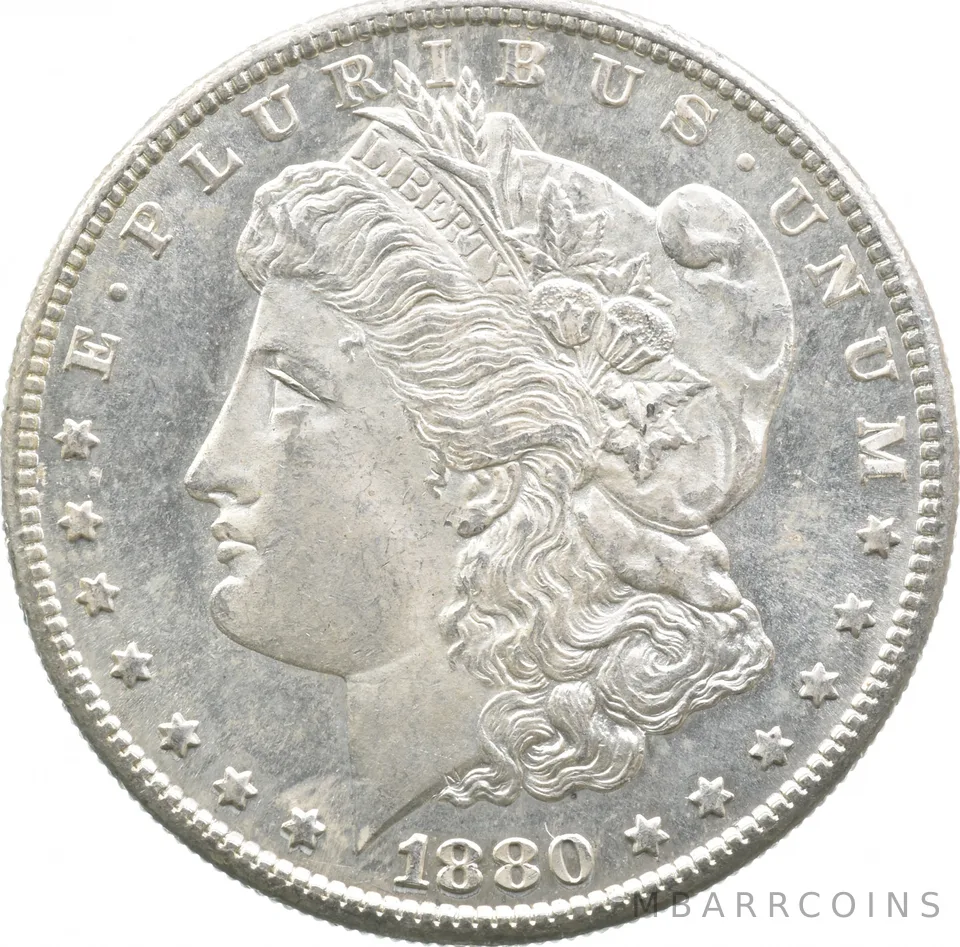 1880-S Morgan Silver Dollar Great Contrast *0721