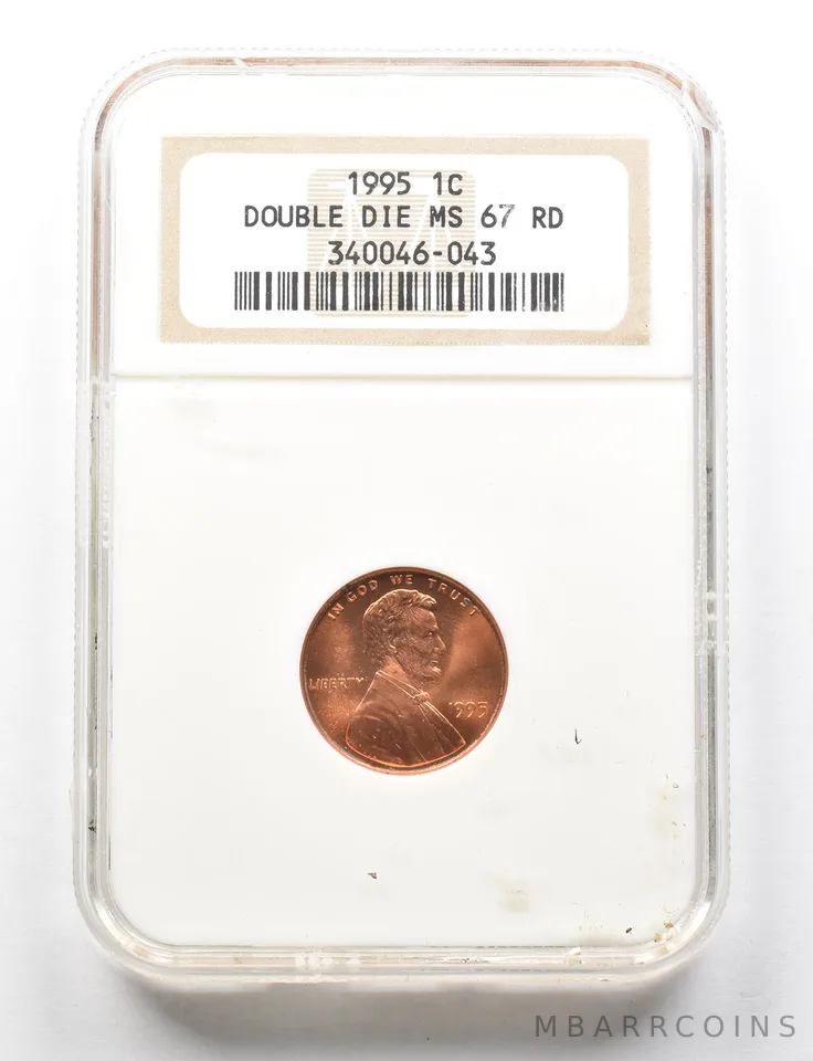 MS67 RD 1995 Lincoln Memorial Cent DBL DIE NGC Crack? *0520