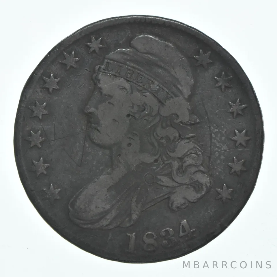 1834 Capped Bust Half Dollar *6087