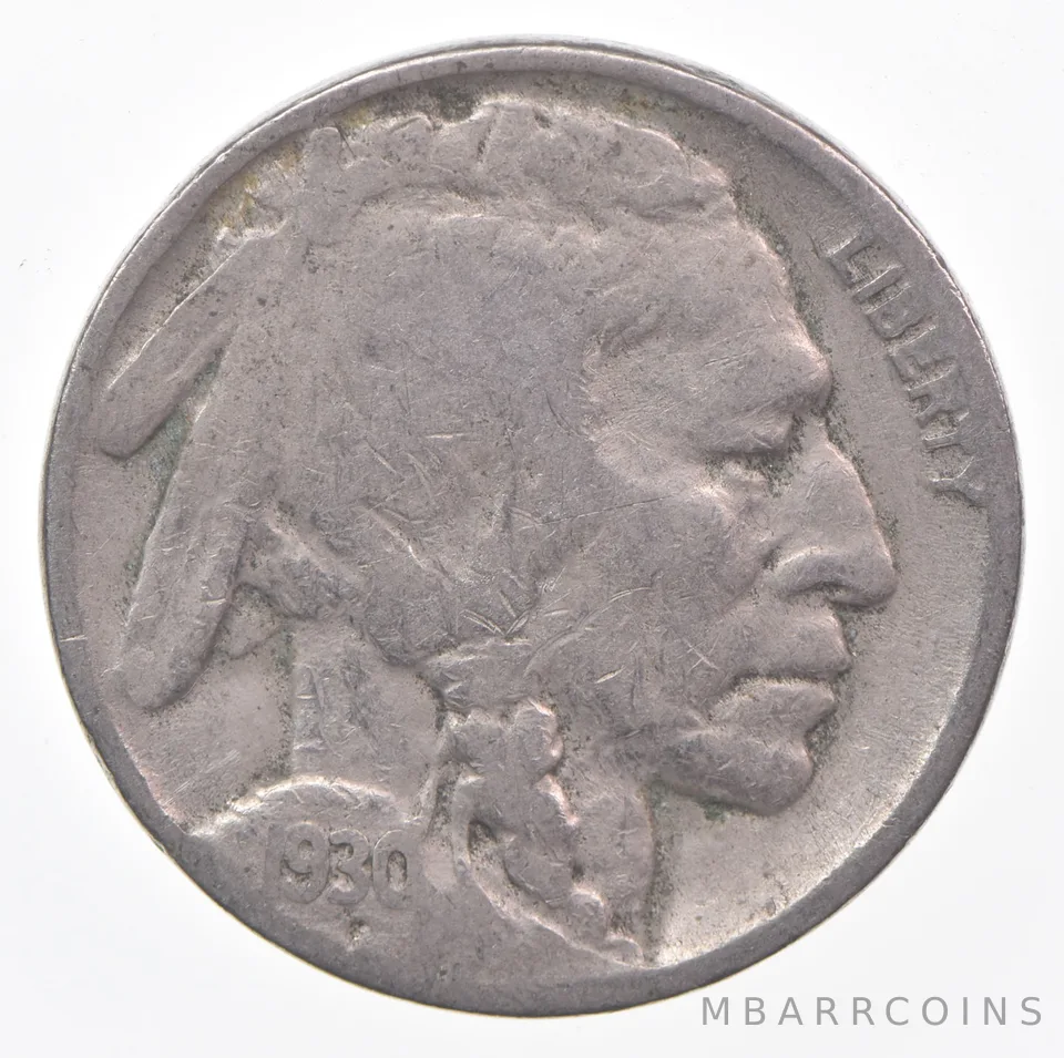 1930 (P) Indian Head Buffalo Nickel Average Circ