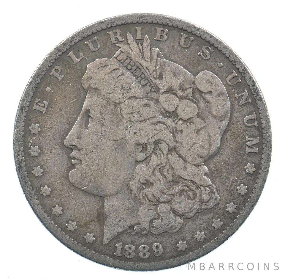 Early - 1889 Morgan Silver Dollar - 90% US Coin *026