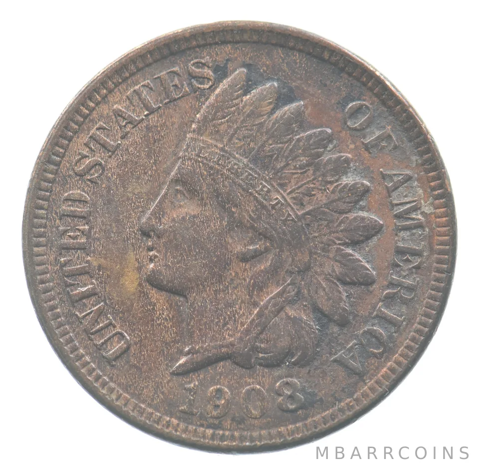 1908 Indian Head Cent *9353