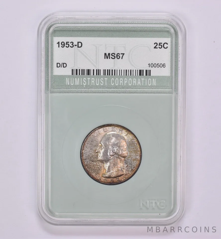 1953-D Washington Quarter D/D Beautiful Tone *0460