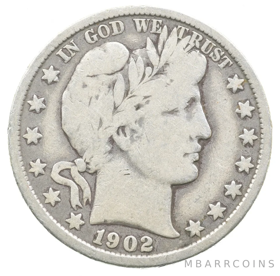 1902 Barber Half Dollar a8883