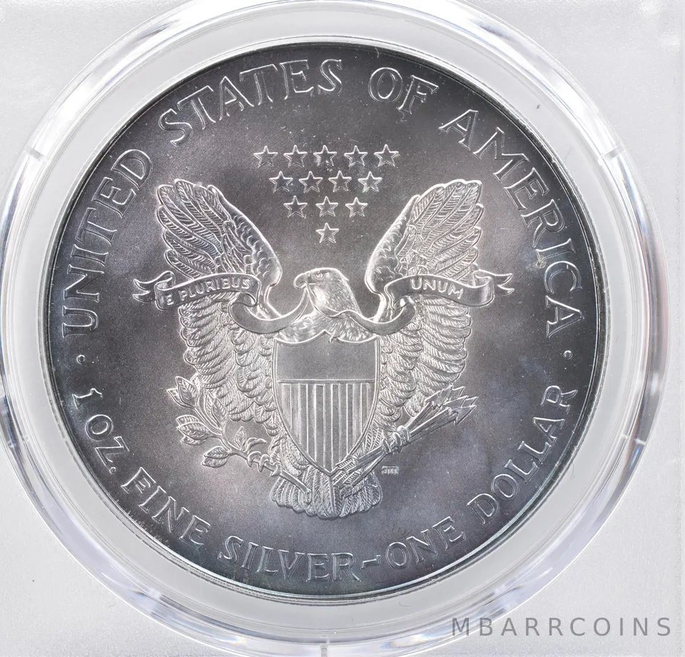1994 American Silver Eagle MS68 PCGS Beautiful Tone Reverse *1206
