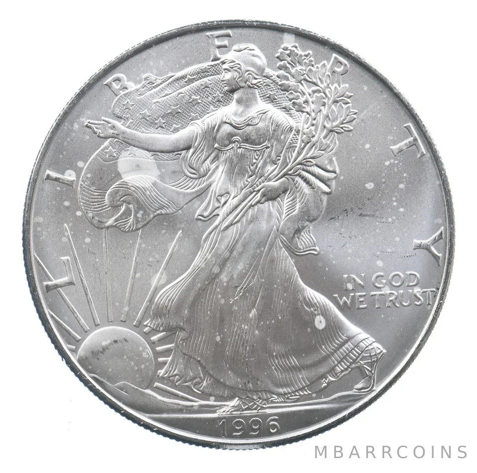Better Date 1996 American Silver Eagle 1 Troy Oz .999 Fine Silver *628
