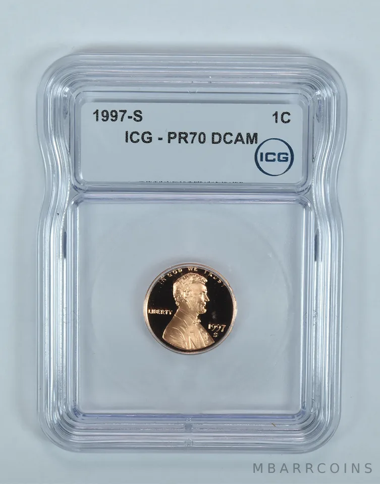 1997-S Lincoln Memorial Cent PR70 DCAM ICG