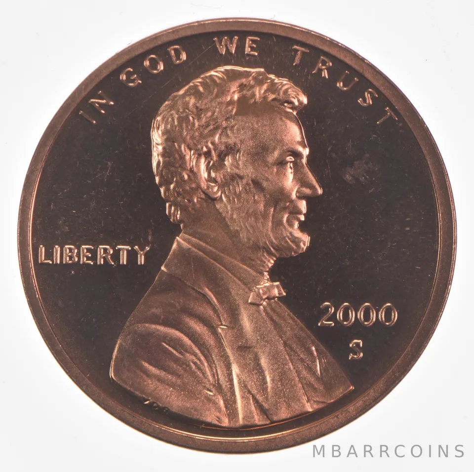 2000-S Lincoln Memorial Cent Proof