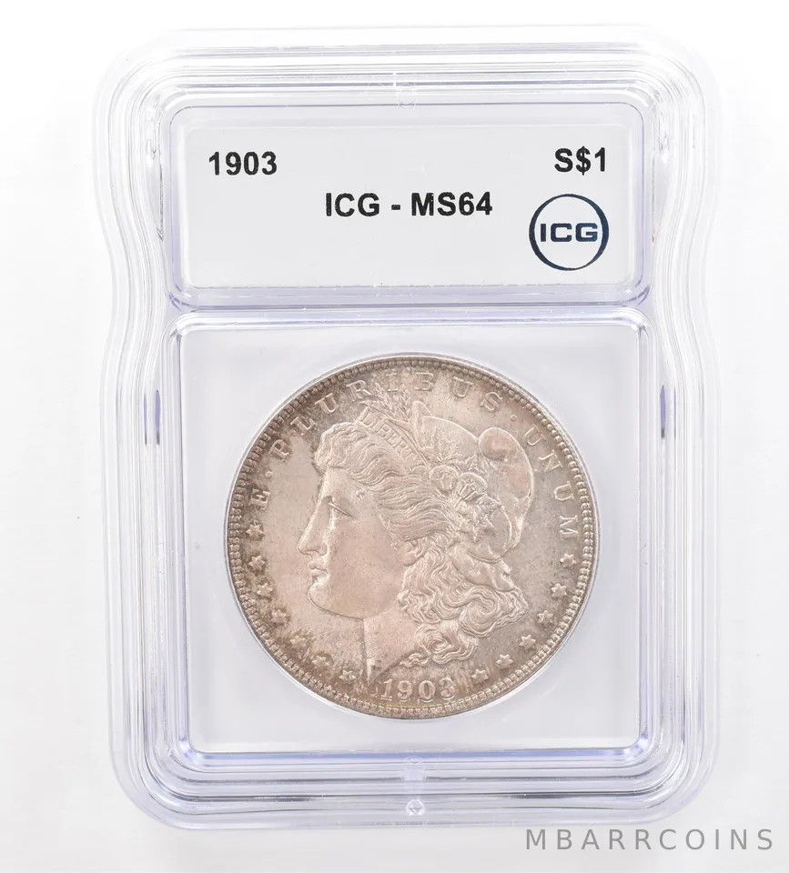 1903 Morgan Silver Dollar MS64 ICG Beautiful Tone *7407