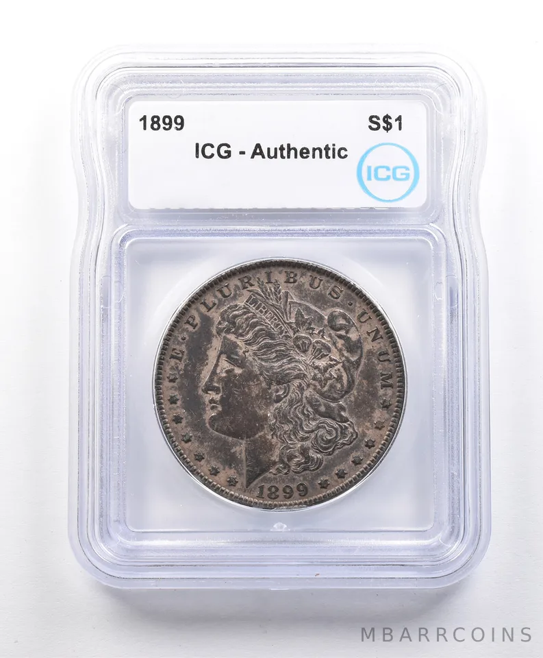 1899 Morgan Silver Dollar Authentic ICG *3248
