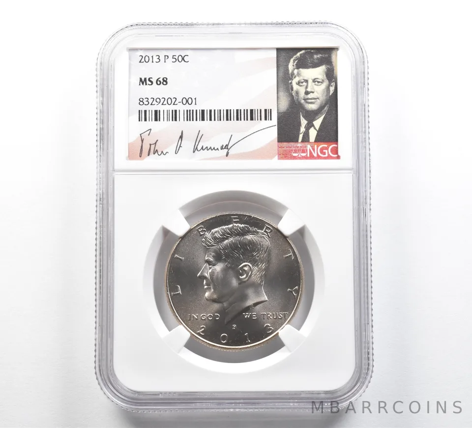 2013-P Kennedy Half Dollar MS68 NGC Special Label