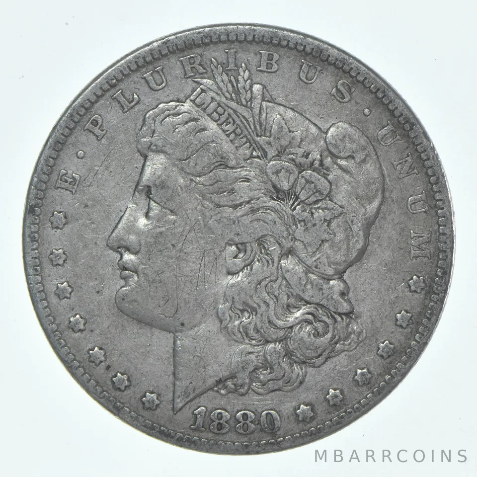 VF 1880 (P) Morgan Silver Dollar (1 coin)