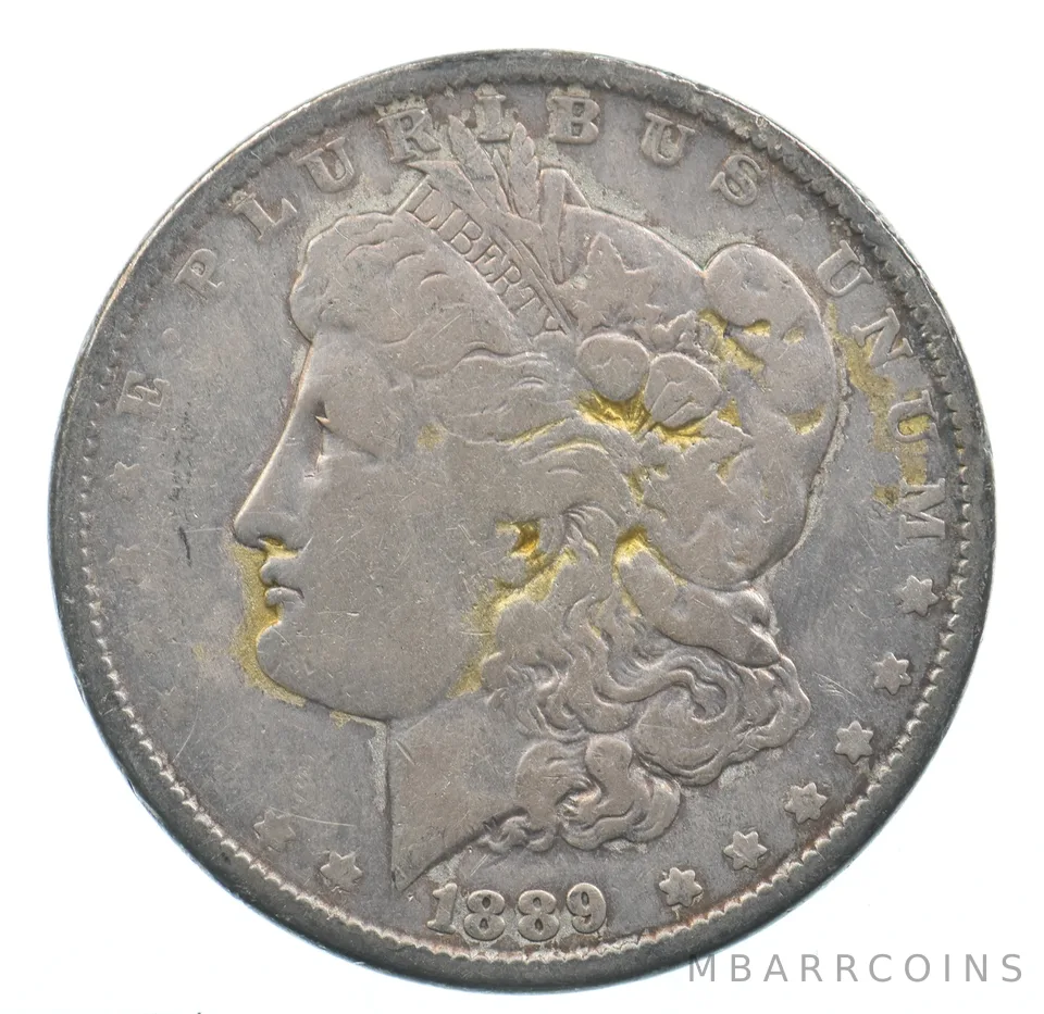 Early - 1889 Morgan Silver Dollar - 90% US Coin *733