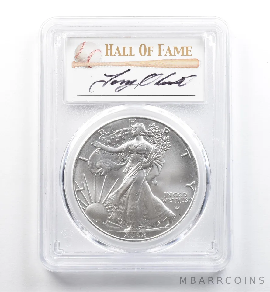 2022 American Silver Eagle Tony Oliva FDOI MS70 PCGS *9904