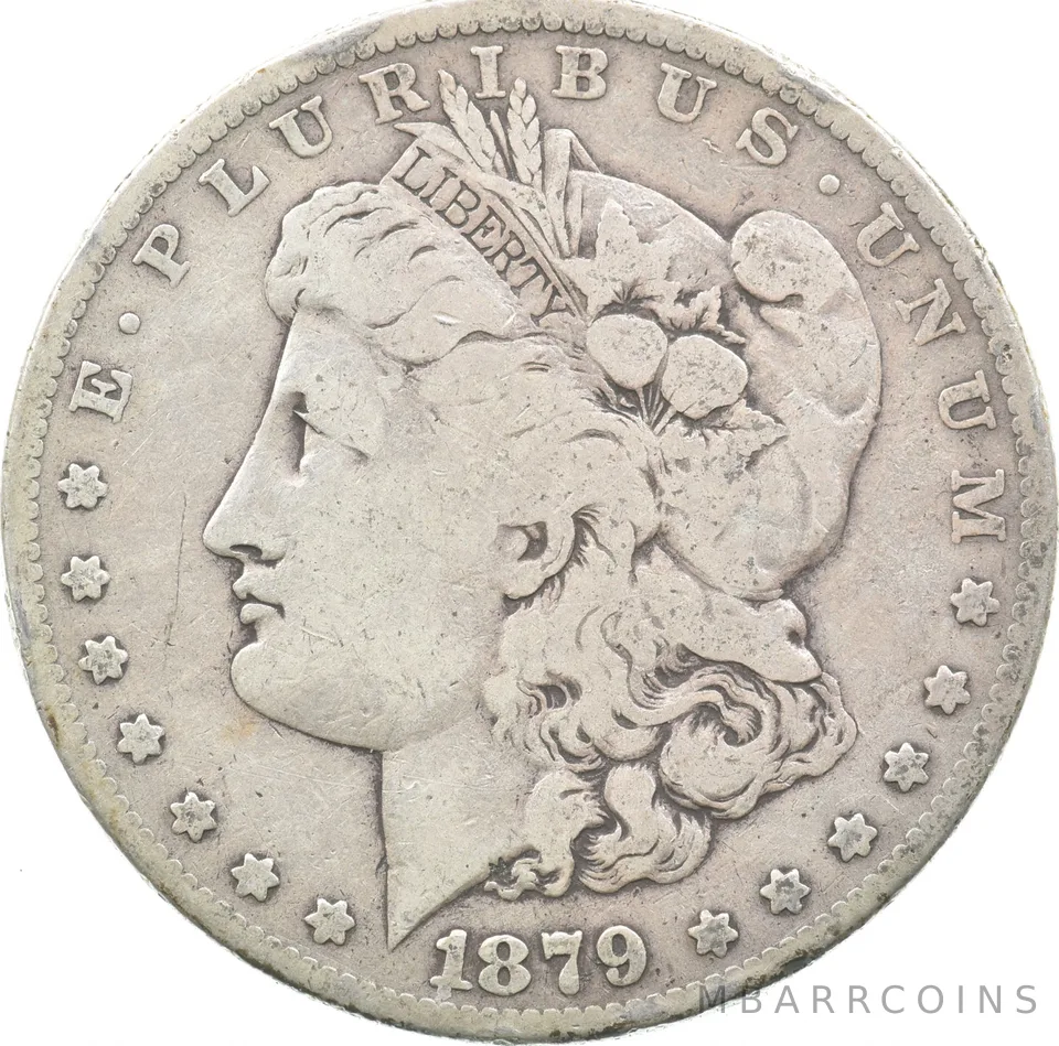 1879-S Rev Of 78 Morgan Silver Dollar Multiple VAMs 1878 Reverse *8035