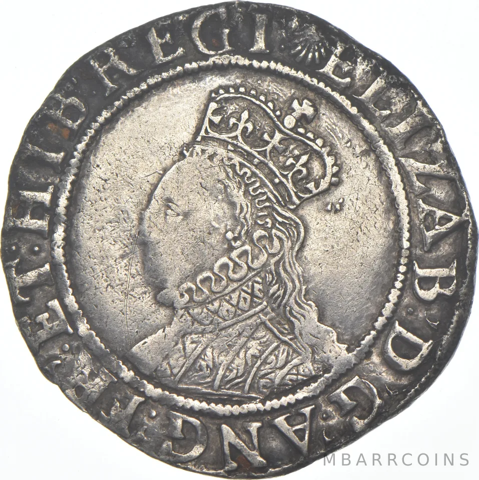 1584 United Kingdom 1 Shilling - 5th Issue - Scallop Privy a7907