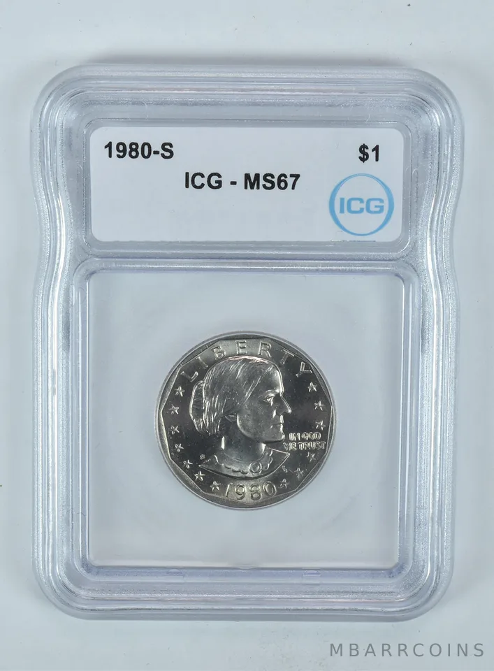 1980-S Susan B Anthony $1 MS67 ICG
