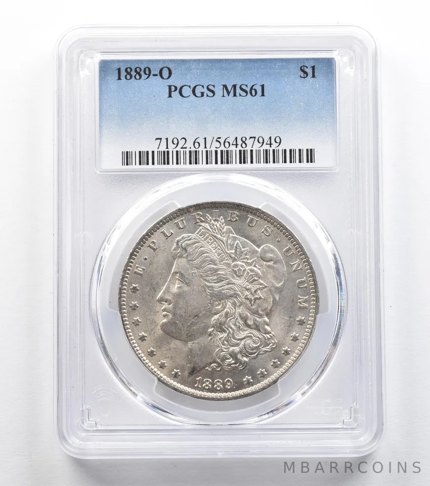 1889-O Morgan Silver Dollar MS61 PCGS *9613