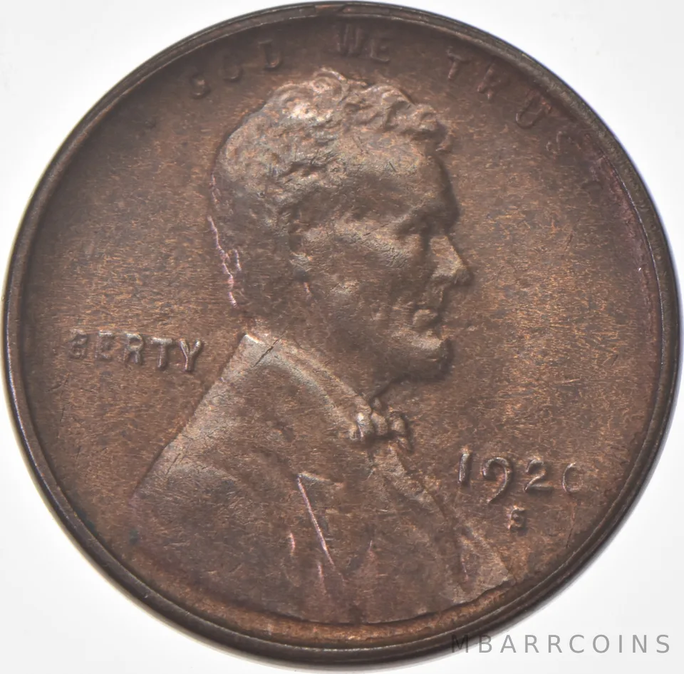 1920-S Lincoln Wheat Cent *9141