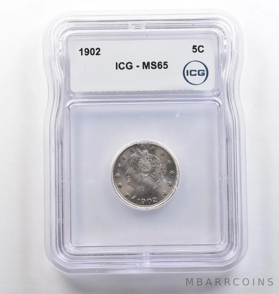 1902 Liberty V Nickel MS65 ICG *4104