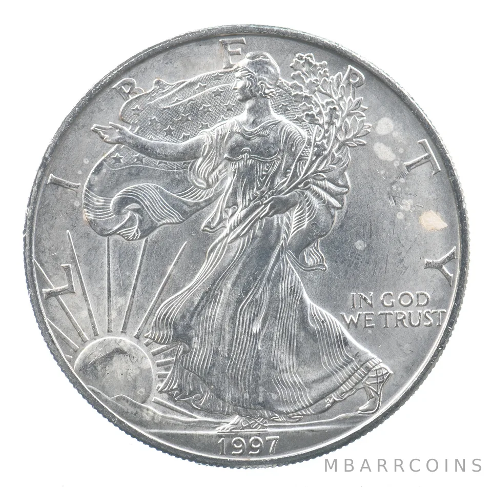 Better Date 1997 American Silver Eagle 1 Troy Oz .999 Fine Silver *837