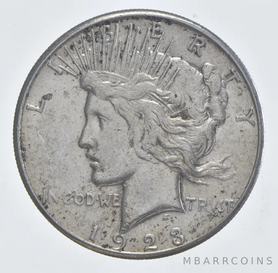 1923-S Peace Silver Dollar Estate Coin Collection *256