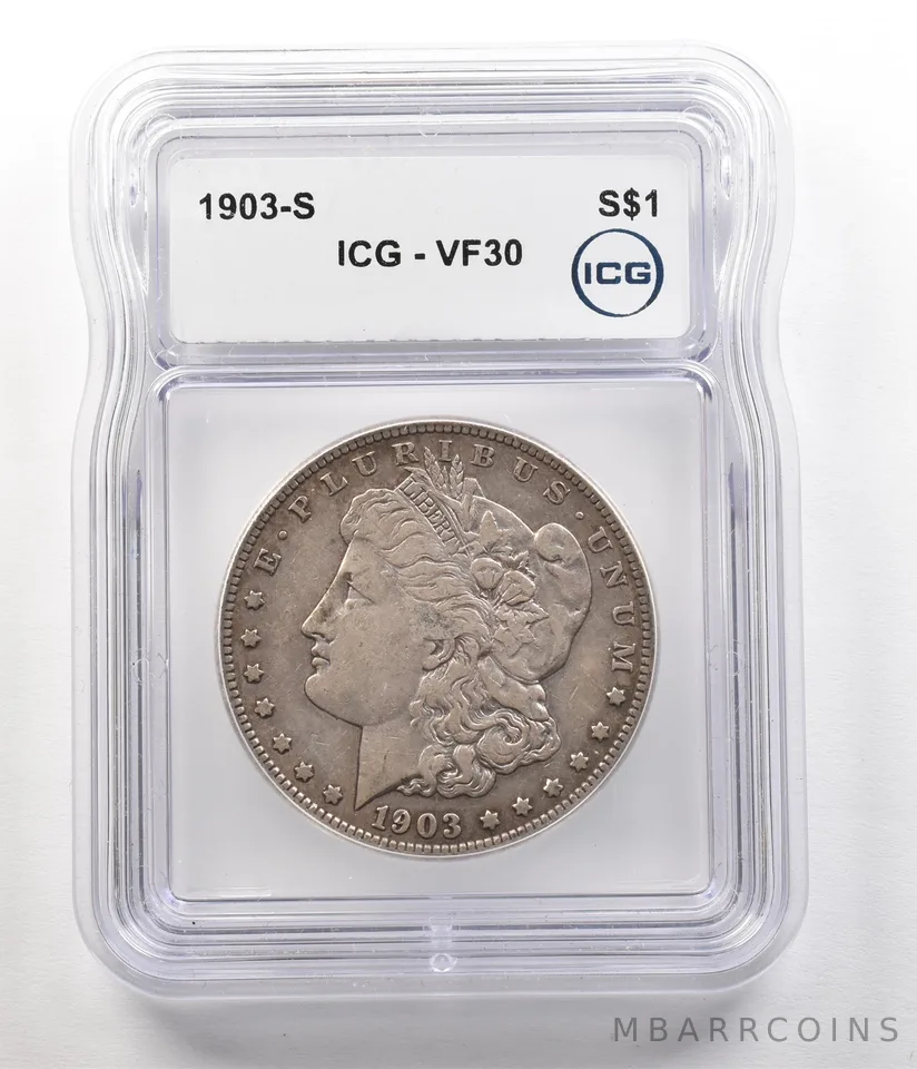 1903-S Morgan Silver Dollar VF30 ICG *4936