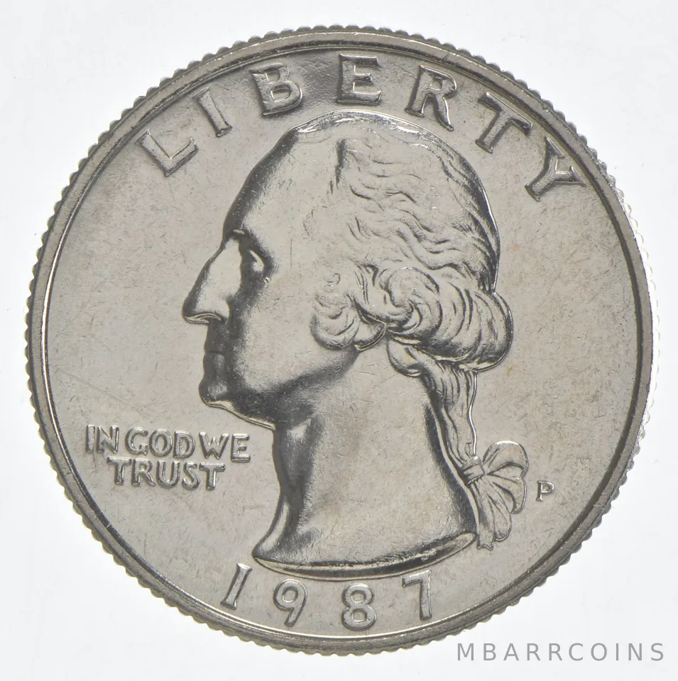 1987-P Washington Quarter Clad Unc