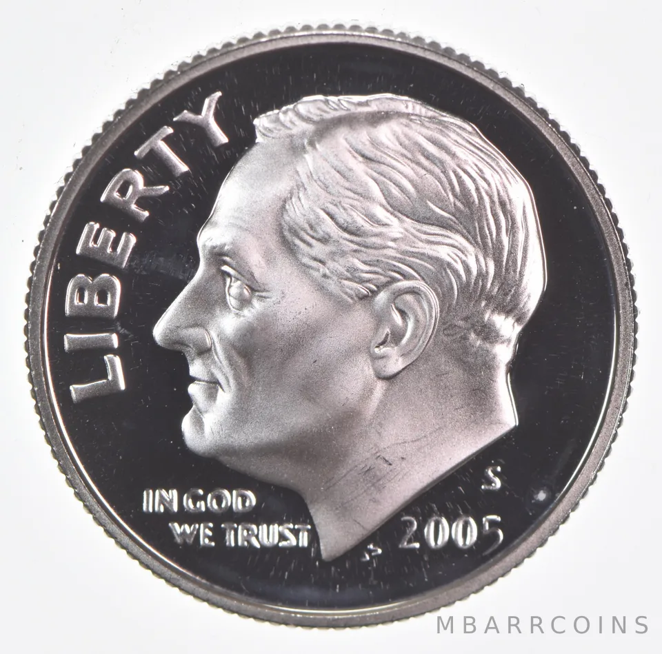 2005-S Roosevelt Dime Proof 90% Silver
