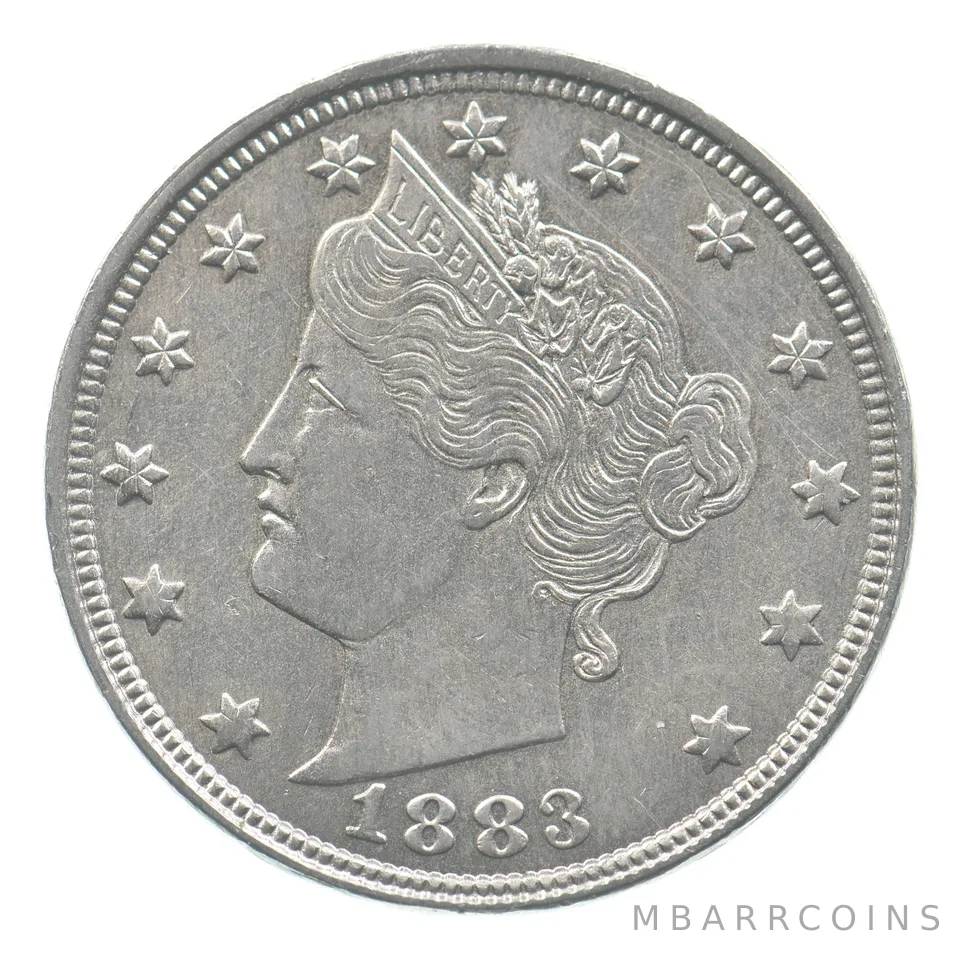 1883 Liberty V Nickel No Cents *6549