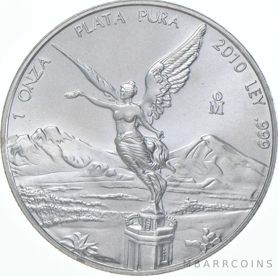2010 Mo Mexico 1 Onza Silver Libertad