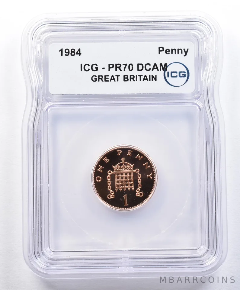 1984 Great Britain Penny PR70 DCAM ICG *1585