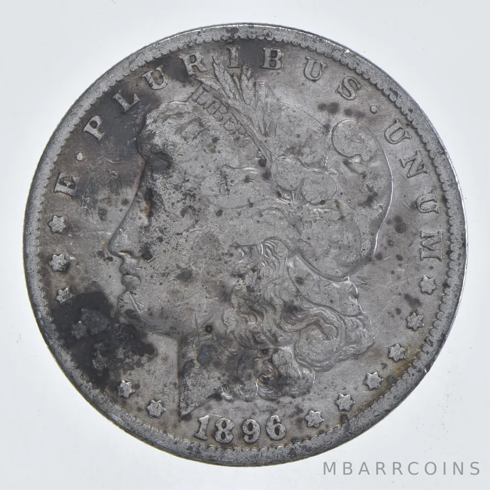 Early - 1896 Morgan Silver Dollar - 90% US Coin *765