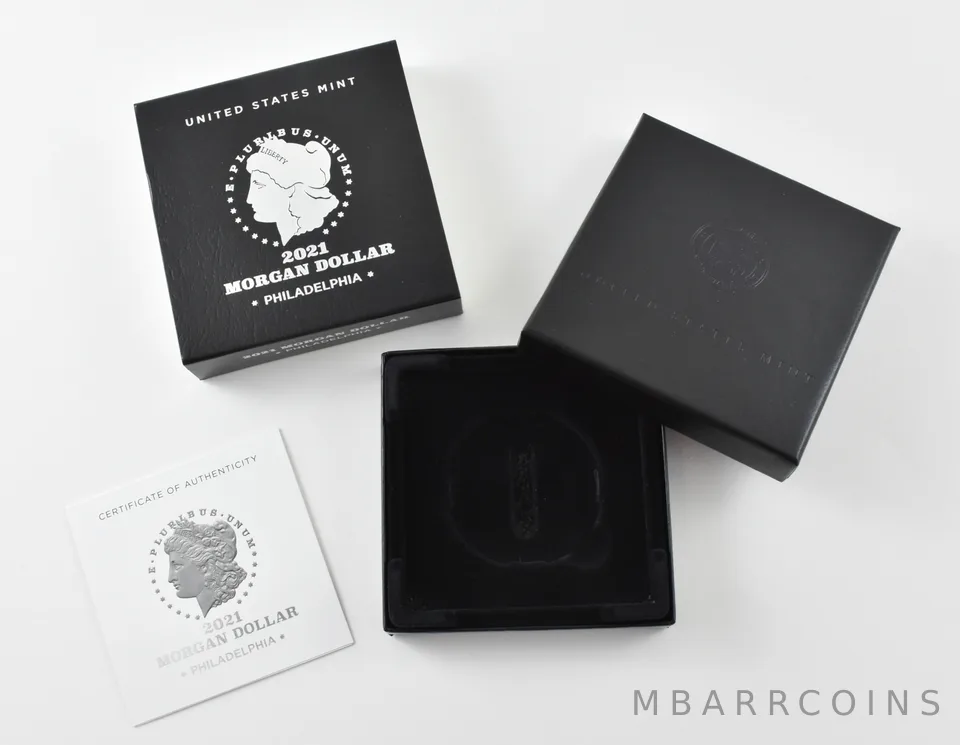 OGP 2021-P Morgan Silver Dollar - Philadelphia BOX & COA - NO COIN