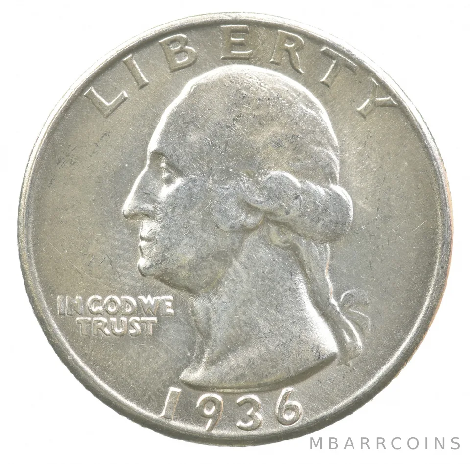 1936 Washington Quarter a3193