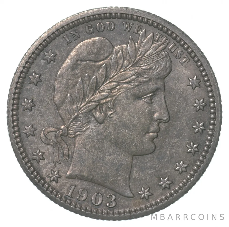 1903 Barber Quarter a6345