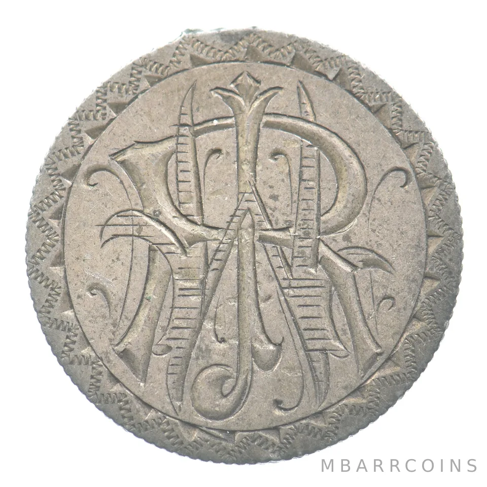1878 Seated Liberty Dime Love Token Victorian W R *5491