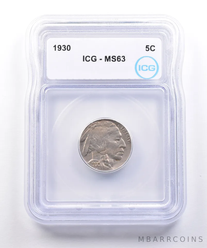 1930 Indian Head Buffalo Nickel MS63 ICG *4809